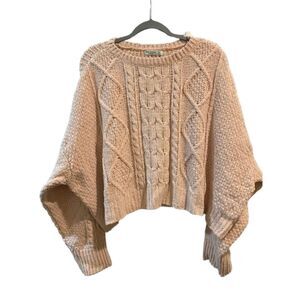 Women's XXXL Sweater Arizona Jean Co. Pink Crewneck Pullover Cropped